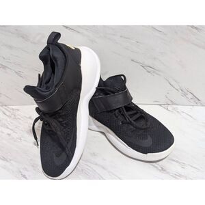 Nike Youth Black & White Kwazi Hook & Loop & Lace Up Sneakers Size Size 5.5Y